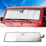 JWWY for Jeep TJ Sunshade Mesh Sun Shade Bikini Top for 1996-2017 Jeep Wrangler TJ