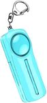 (2022 Newest) Safe Personal Alarm for Women, 130dB Rechargeable Safesound Security Alarm Siren, Emergency Alert Key Chain with LED Light, for Women Kids and Elders, Blue