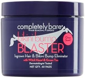 completely bare bikini bump BLASTER Ingrown Hair & Bikini Bump Eliminator - Exfoliating AHAs & BHAs