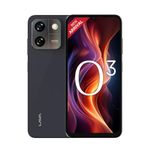 Lava O3 (Glossy Black, 4 GB RAM, 64 GB Storage) | Ultra Fast Octa Core Processor | 6.75" HD+ Display | 13MP AI Dual Rear Camera | 5000 mAh Battery