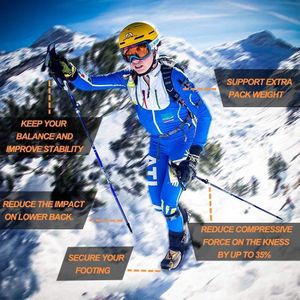 COVACURE Collapsible Walking Poles – Lightweight Trekking Sticks
