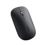 UGREEN Bluetooth Mouse Portable, Slimline USB 2.4G Wireless Mouse for Travel, Silent Smooth Click Bluetooth Mice, 4000 DPI 18-Month Battery Mouse Compatible with MacBook/Air iPad Pro/Air PC Chromebook