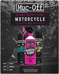 Muc-Off Motorcycle Clean, Protect & Lube Kit - Motorbike Cleaning Kit, Motorbike Accessories for Cleaning - With Motorcycle Cleaner and Chain Lube
