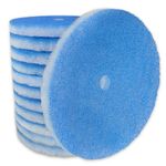 12 Pack RV Air Conditioner Filter - RV 5.25" Round Air Duct AC Filter MERV 8 Replacement for AC Vent (12 Pack With Central Hole)