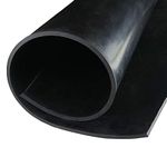 TORRAMI Neoprene Rubber Sheet Roll 3/16" (.187") Thick x 18" Wide x 18" Long for DIY Gaskets, Pads, Seals, Crafts, Flooring,Cushioning of Anti-Vibration, Anti-Slip