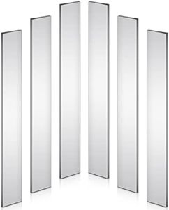 Amyhill 6 Pack 1084 Steel for Knife Making Steel 1/8" x 1-1/2" x 12" 1084 Steel Flat Stock for Hobbyist and Professional Use DIY Knife Making