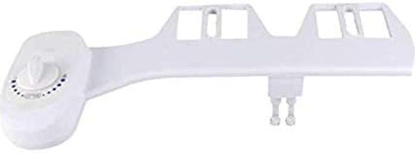 rigwell lifetime Non-Electric Bidet for Toilet Seat Attachment Non Electric Manual Bidet Double Head Fresh Water Spray (Dual nozzles)