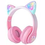 HOYJACY Cat Ear Kids Bluetooth Head