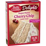 Betty Crocker Delights Super Moist Cherry Chip Cake Mix 376g (13.25oz)