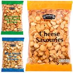 MULTIPLE Crawfords Savouries Bundle Cheese 300g Salt & Vinegar 250g Sour Cream & Chive 250g Bags, 3 Piece Set