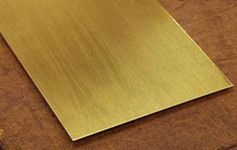 VITSZEE Pure 99% Brass Sheet Metal Multi-Purpose uses (300mm x 100mm x 1mm)