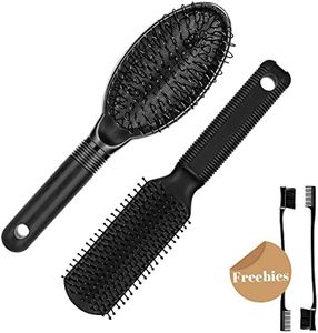 Dreamlover Set de 2 Brosses à Cheveux, Brosse à Perruque pour Perruques Synthétiques avec 2 Brosses à Bords Gratuite