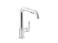 KOHLER K-7505-CP Purist Primary Pullout Kitchen Faucet, Polished Chrome