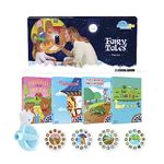 Moonlite Storytime Mini Projector with 4 Fairy Tale Stories, A Magical Way to Read Together, Digital Storybooks, Fun Sound Effects, Learning Gifts