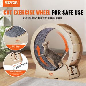 VEVOR Large Cat Exercise Wheel – Sturdy Indoor Pet Running Wheel