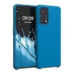 kwmobile Case Compatible with Oppo Find X3 Lite Case - TPU Silicone Phone Cover with Soft Finish - Caribbean Blue