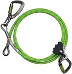 Lime Arborist Flip Line Kit w/Aluminum Swivel Eye - 1/2" Diameter, 8', 10', 12' Arborist Flipline by ProClimb