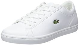 Lacoste Women's Straightset BL 1 SPW Sneakers, White, 5 UK