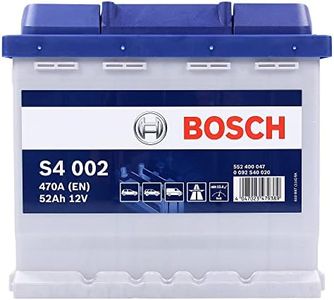 Bosch S4002 - car battery - 52A/h - 470A - lead-acid technology - for vehicles without Start/Stop system