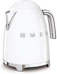 Smeg KLF03WHEU Electric Kettle, Stainless Steel, 1.7 Litres, White