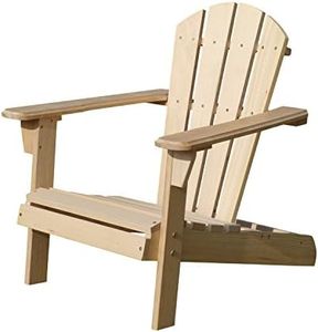 Merry Garden Kids Foldable Wooden Adirondack Chair, Children's Outdoor Patio Furniture, Garden, Lawn, Deck Chair, Unfinished