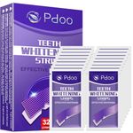 Purple Teeth Whitening Strip 32 Non-Slip Strips - Whitening for Teeth Sensitive, Professional Teeth Whitening Strips, Fast Remove Smoking, Coffee, Wine Stains, Teeth Whitening Kit Pack