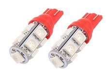 AOW Attractive Offer World 9 SMD (RED) LED Parking Bulb For Bajaj Pulsar 180(PAIR / 12V)