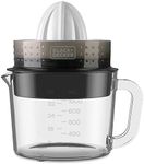 BLACK+DECKER Electric Citrus Juicer | BXCJ30E | 30W | 1 Litre | With Glass Jug | White Transparent