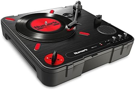 NUMARK PT01 Scratch Portable Turntable with Scratch Switch & Carry CAE