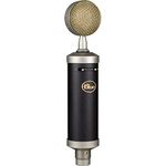 Logitech for Creators Blue Baby Bottle SL XLR Cardioid Condenser Microphone for Pro Recording, Streaming, Podcasting, Gaming, with Large Diaphragm, Shockmount, Low Cut Switch, Warm Vintage Sound, Protective Case - Black