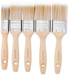 Hamilton Prestige Pure Synthetic Paint Brushes | 5 Box Set | Vapour Box Compatible | 1", 1.5", 2"
