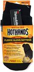 HotHands Heated Fleece Glove/Mittens (Black, Medium/Large)