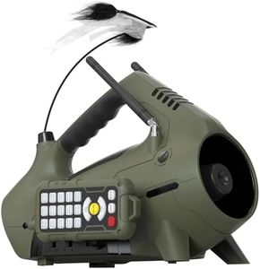 Electronic Predator Call, Coyote Caller for Hunting with Decoy Combo, Perfect for Coyote, Fox Hunting, Remote & Bluetooth Control, Play 2 Sounds Simultaneously-Grey Green