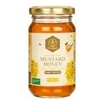 Shiva Organic Mustard Honey 250gm | NMR certified | 100% Natural Healthy and Pure Honey No Added Sugar Flavour Unadulterated Sourced ethically