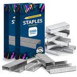 10000pk Staples 26/6 Standard Fit | 26/6mm Staples for Desktop Staplers and Pliers | 26/6 Staples 26/6mm | Office and School Stationary Supplies 26/6 Staples 10000 | 26/6mm Staple + SOL Sticker