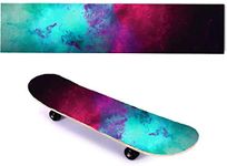 Suprcrne Skateboard Grip Tape Scooter Sticker Sandpaper Sheet for Skateboard Decks Longboard Outdoor Sports Accessories (Aurora)