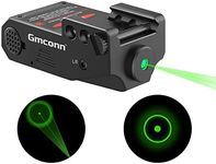 Gmconn Green Laser Sight with Circle, Rechargeable Magnetic USB Port, Aluminum Low Profile Picatinny Mount Shotgun Green Dot Sight for Shotgun