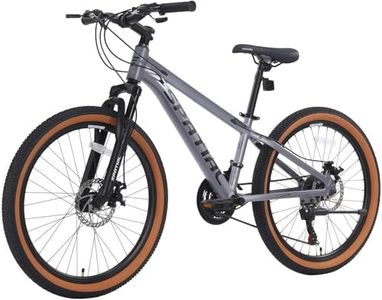 SPATIAL Mountain Bike, 24/26/27.5/29 inch Outdoor Cycling Bike,21 Speed/Lightweight Aluminum Frame | Dual Disc Brakes,Adjustable Ergonomic Seat for Men Women Adult,MTB Bicycle with Suspension Fork