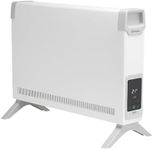 Dimplex ML2CE 2KW Freestanding DigitalConvector Heater with Touch Screen, 12-Hour Timer, 3 Modes, Eco Mode & Thermostat – Portable Quiet Electric Heater for Home & Office Use - White and Light Grey