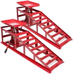 Two Car Ramps with Hydraulic Liftin