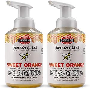 Beessential All Natural Bulk Foaming Hand Soap Refill, 16 oz 2 Pack Orange | Made with Moisturizing Aloe & Honey - Made in the USA