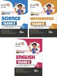 Olympiad Champs Science, Mathematics, English Class 5 with Past Questions 5th Edition (set of 3 books) Disha Experts