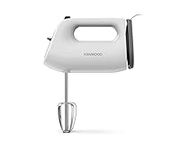 Kenwood QuickMix Lite, Lightweight Hand Mixer Twin Beaters with Slow Speed Start, SureEject Tool, Cord Wrap, HMP10.00WH, 300W Motor, Dishwasher Safe, White