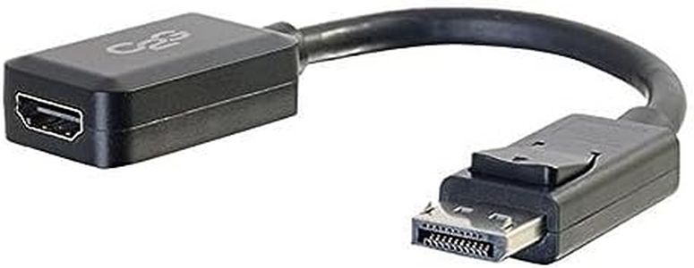 C2G/Cables to Go 54322 8in C2G/Cables to Go DisplayPort M to HDMI F BLK