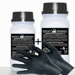 3 kg DIPOXY-2K-700 Epoxy Resin and Hardener + Gloves EP Clear Cast UV res. Wooden Table Base Aquarium Terra Laminating Construction