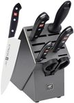 ZWILLING Tradition 7-Piece Kitchen Knife Block Set - Professional Knife Set, Serrated Blades, Ultra Sharp Blades, High Carbon Stainless Steel