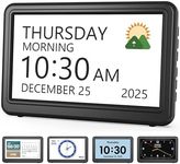 Clock with Day and Date for Elderly