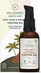 Juicy Chemistry - Certified Organic & 100% Natural Carrier Oil w/Castor Oil for Radiant Skin & Hair Conditioning (30ml)