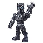 Super Hero Adventures Playskool Heroes Marvel Mega Mighties Black Panther Collectible 10" Action Figure, Toys for Kids Ages 3 & Up