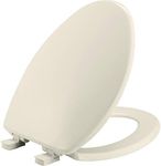 Bemis 7300SLEC 346 Toilet Seat Will Slow Close and Removes Easy for Cleaning, Biscuit/Linen, 1 Pack Elongated